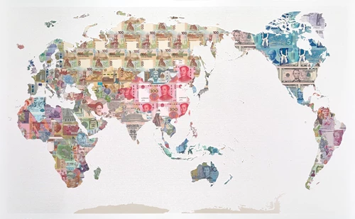 Justine_Smith_Money_Map_of_the_World_China, The Auction Collective