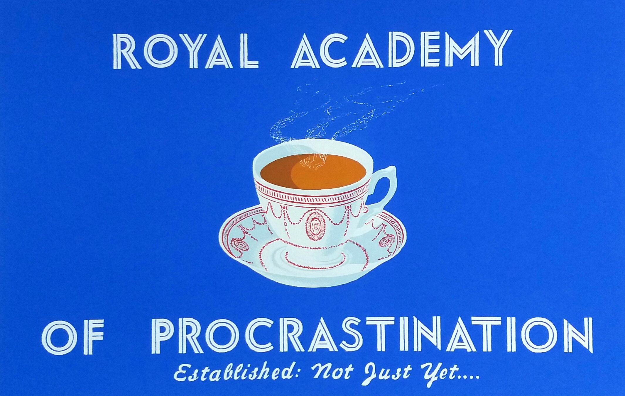 Martin Grover, The Royal Academy of Procrastination, The Auction Collective