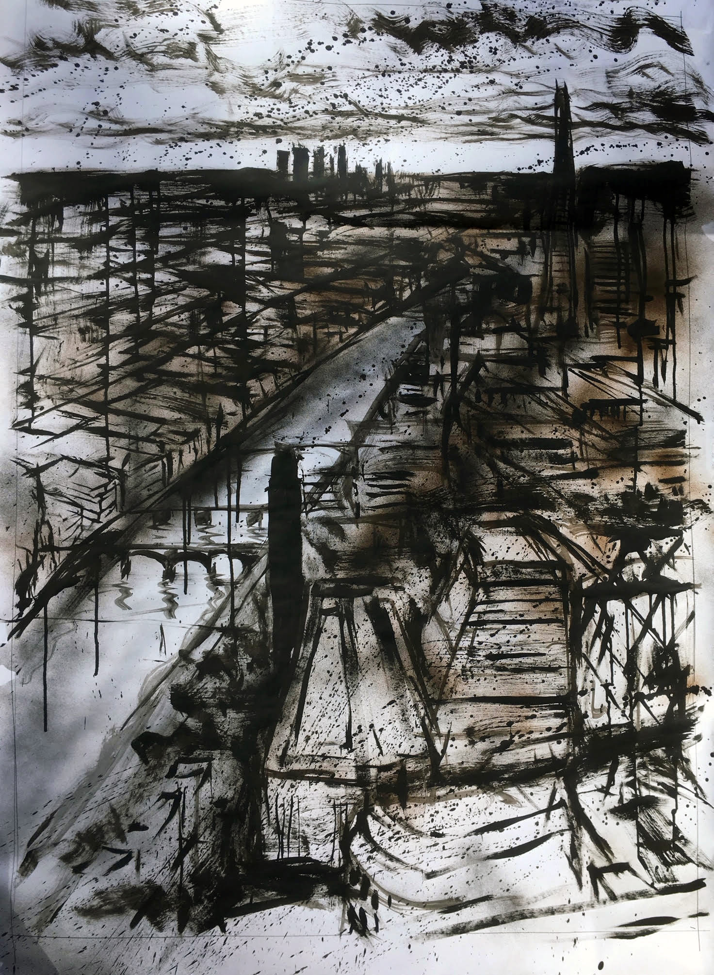 The Auction Collective x DegreeArt - Lot 35, Luke M Walker, Sketches of Bankside 002 image