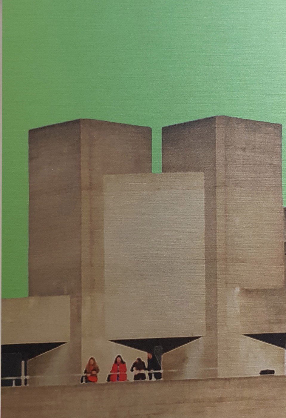 The Auction Collective x DegreeArt - Lot 31, Michael Wallner, Little London: National Theatre (green) image