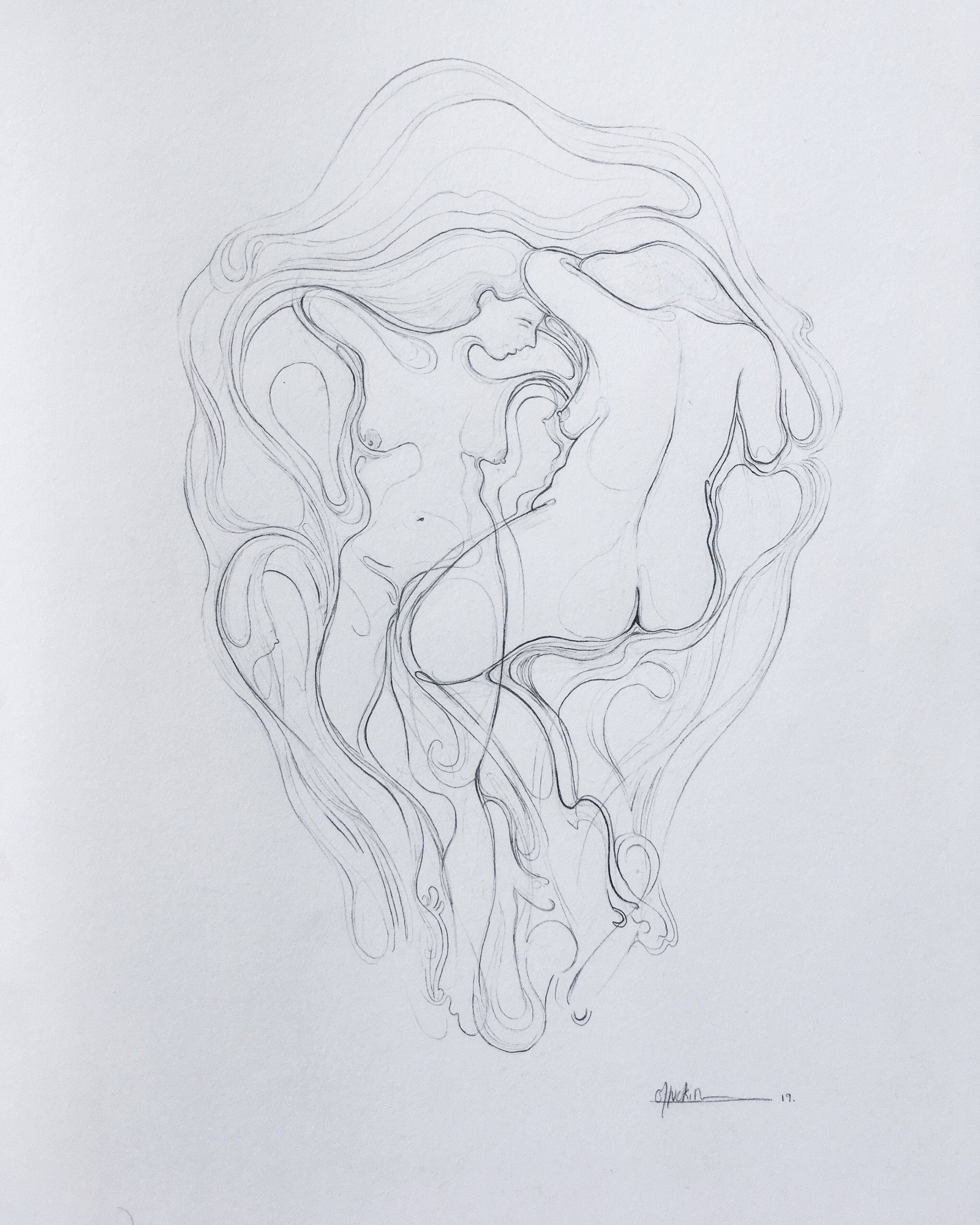 The Auction Collective x DegreeArt - Lot 38, Ottelien Huckin, When We Dance (Study) image