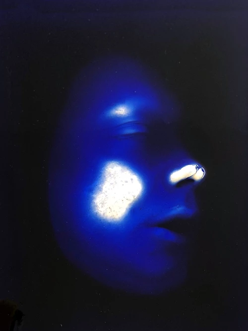 Alexander Glass, The Auction Collective, Self Portrait In Blue
