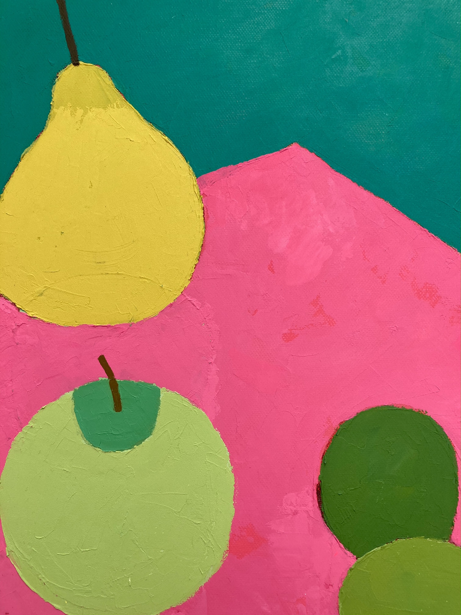 Sophie Harding , Pear, Apples and Limes, Close up The Auction Collecitve
