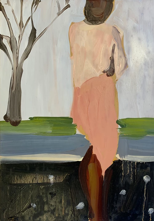 Chantal Joffe, Moll Turned Away (Courtesy the artist and Victoria Miro), The Auction Collective