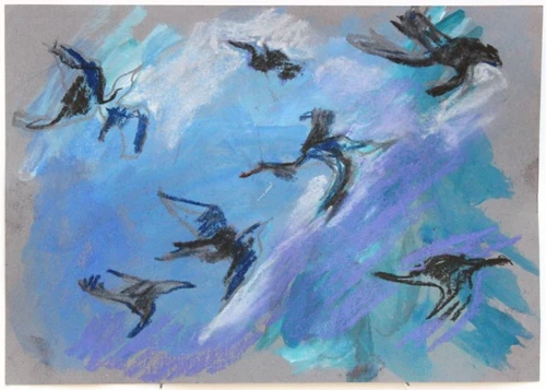 Vanessa Lawrence , Postcards from Hanging Rock: Birds Breaking Through I, The Auction Collective