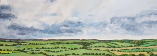 Jo Holdsworth, Clouds over Hampshire Hills, The Auction Collective