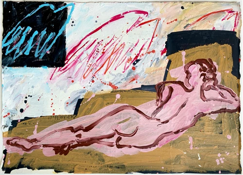 Kim Booker, Self portrait as a reclining Venus, The Auction Collective