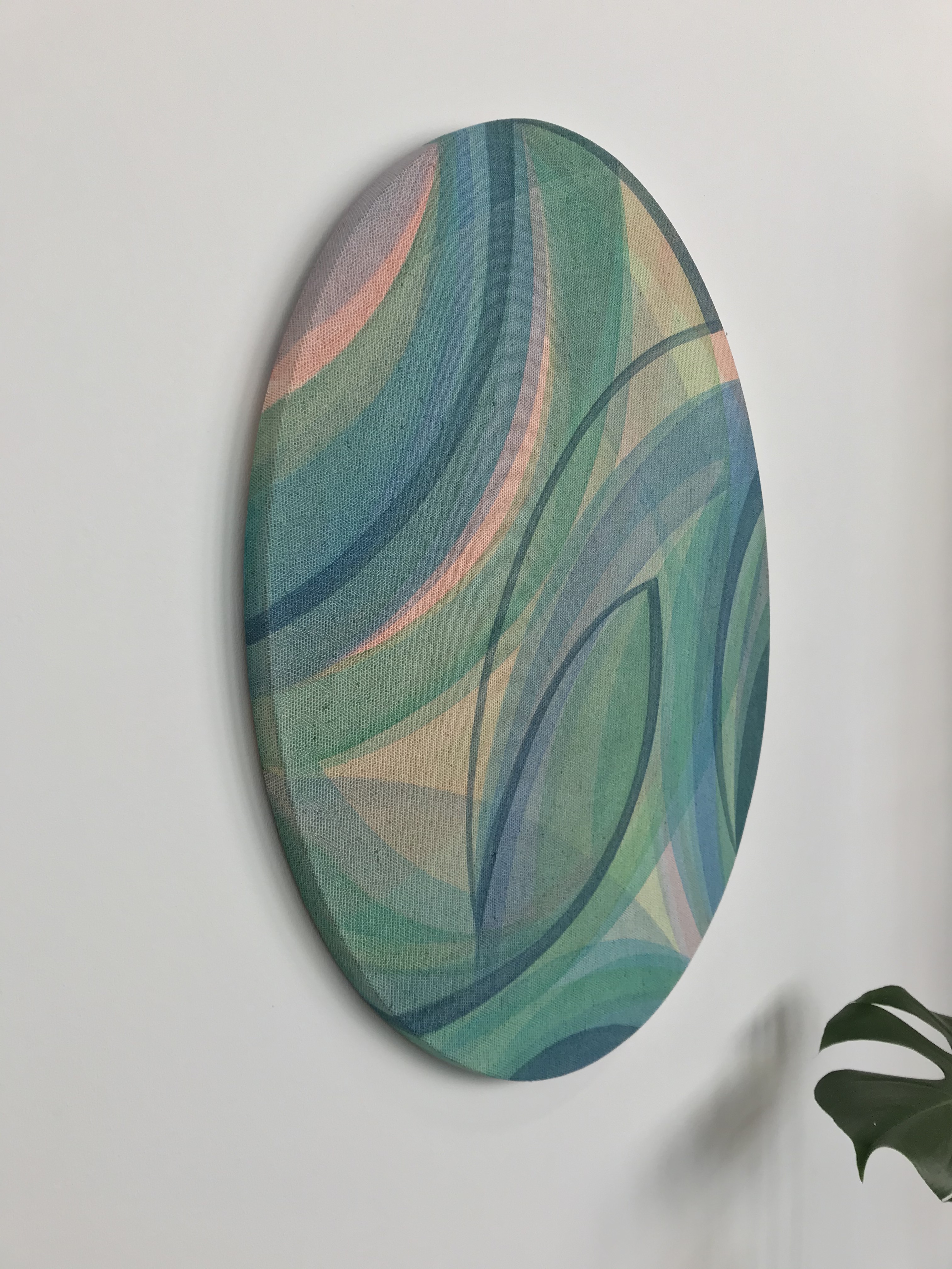 Yelena Popova, Green Oval (from Sun Paths Series), The Auction Collective