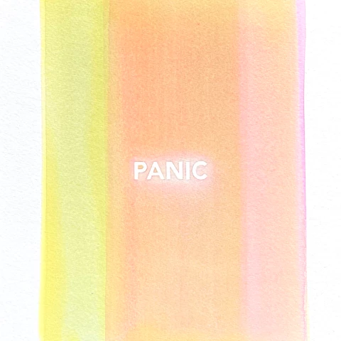 Jones Reece Panic 3 2020 Watercolour On Paper 36X26cm